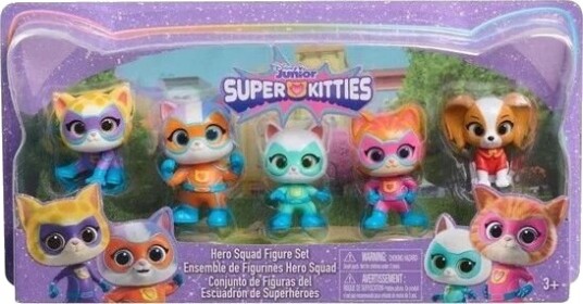 Disney Jr. Super Kitties Figursett 5-PK 7,5 cm Disney Jr. Super Kitties Figursett 5-PK 7,5 cm