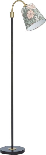PR Home Gulvlampe Amy Flex 1 svart Grønn Gulvlamper