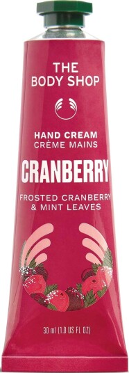 The Body Shop Cranberry Frosted Cranberry & Mint Leaves Hand Cream 30