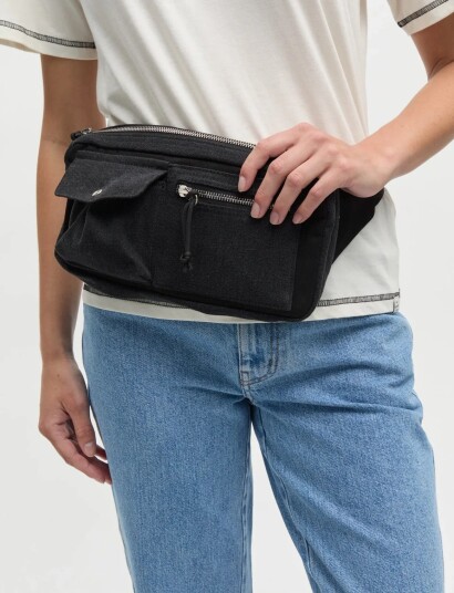 Mads NĂžrgaard Copo Denim Carni Bag Black ONE SIZE Mads NĂžrgaard Copo Denim Carni Bag Black ONE SIZE