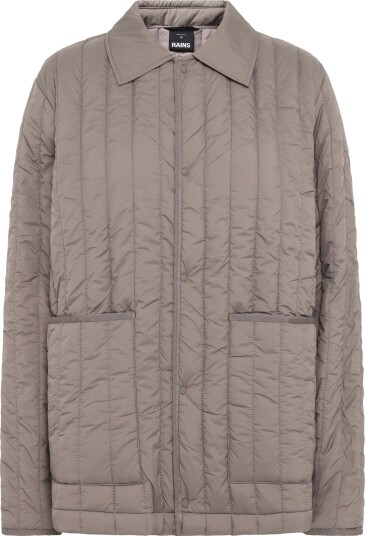 Rains Banja Liner Overshirt T1 Grey XL Rains Banja Liner Overshirt T1 Grey XL