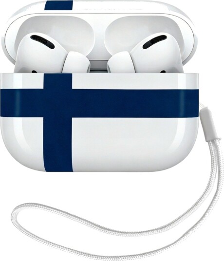 Ferrelli AirPods Pro 3 TPU-deksel, finsk flagg