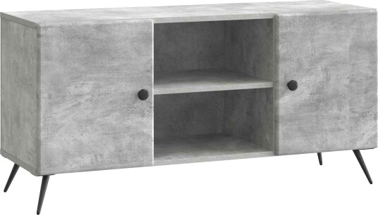 TV skap Betonggrå 102 x 34,5 x 50 cm Konstruert tre TV skap Betonggrå 102 x 34,5 x 50 cm Konstruert tre