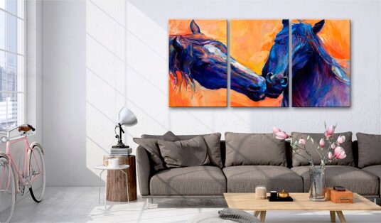 Tavle Blue Horses 120X60 Artgeist sp. z o. o.