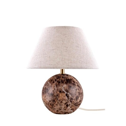 Globen Lighting Castello Bordlampe 35 Brun Marmor Globen Lighting Castello Bordlampe 35 Brun Marmor