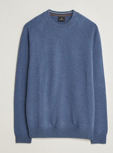 PS Paul Smith Wool Knitted Sweater Blue