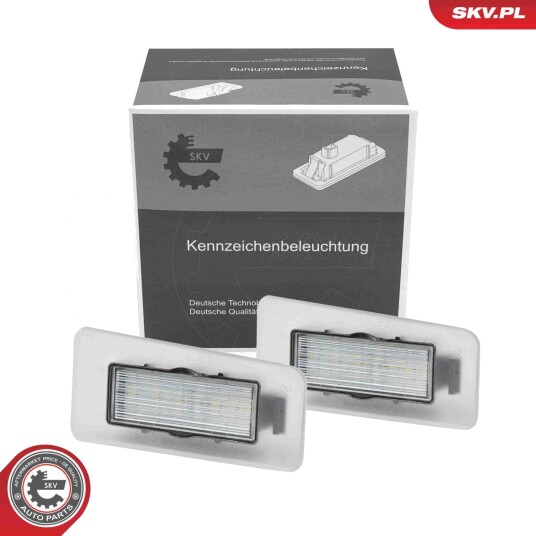 Nummerskiltlys ESEN SKV 72SKV598