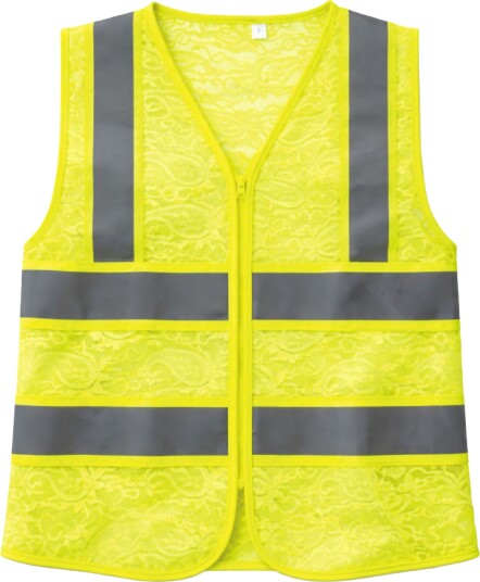 Refleksvest i blonde neonguLarge