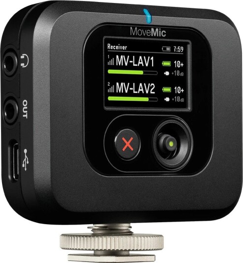 Shure Movemic Shoe Mountable Camera Plug-in Receiver