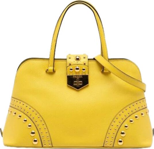 Prada Vintage Dame Gul Prada Vintage Dame Gul