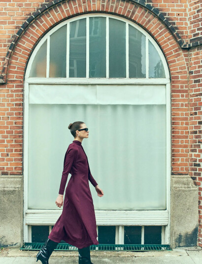 Copenhagen Muse Cmvianna-Dress - Burgundy - XS
