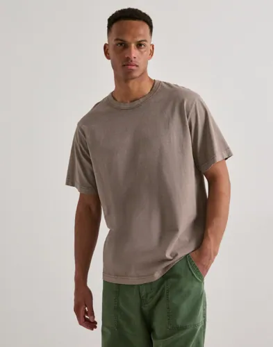 Selected Men Anrro Diego Ss O-Neck Tee Kortermede t-shirts Beige Selected Men Anrro Diego Ss O-Neck Tee Kortermede t-shirts Beige