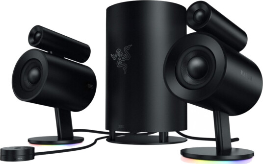RAZER NOMMO PRO 2.1 SPILLHØYTTALERE RAZER NOMMO PRO 2.1 SPILLHØYTTALERE