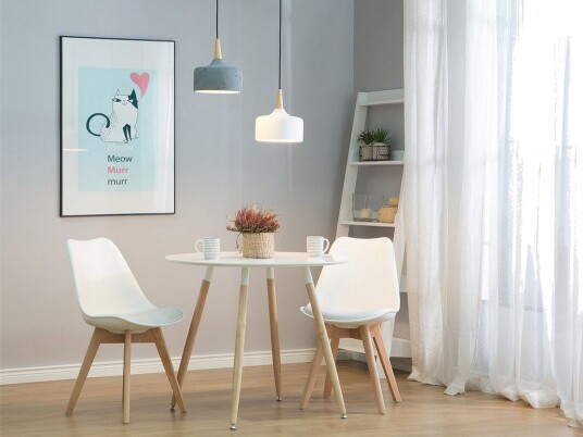 Burano Taklampe 24 cm Hvit