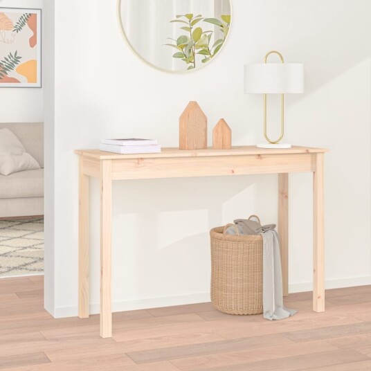 vidaXL Konsollbord 110x40x75 cm heltre furu vidaXL Konsollbord 110x40x75 cm heltre furu