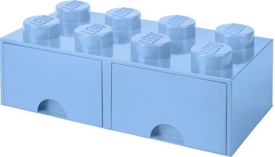 LEGO Oppbevaringsboks med Skuff 8 Lyseblå LEGO Oppbevaringsboks med Skuff 8 Lyseblå