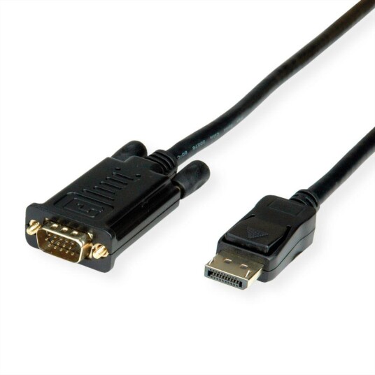 VALUE DisplayPort Cable, DP - VGA, M/M, 3m VALUE DisplayPort Cable, DP - VGA, M/M, 3m