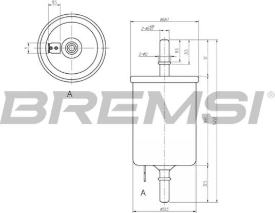 Drivstoffilter BREMSI FE0844 Drivstoffilter BREMSI FE0844