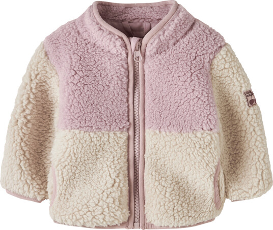 Name It Nbfmacey Teddy Jacket Block Pink 68