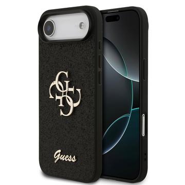 Guess iPhone Air Fixed Glitter 4G Metal Logo Deksel Svart Guess iPhone Air Fixed Glitter 4G Metal Logo Deksel Svart