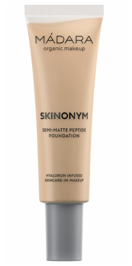 Mádara Skinonym Semi-Matte Peptide Foundation 30 ml Farge 35 True Beige Mádara Skinonym Semi-Matte Peptide Foundation 30 ml Farge 35 True Beige