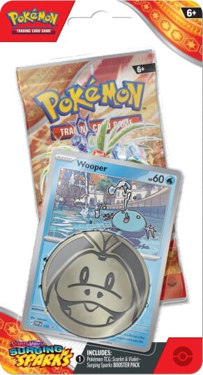 Pokémon SV8 Surging Sparks Premium Checklane Kortpakke - 6+ År
