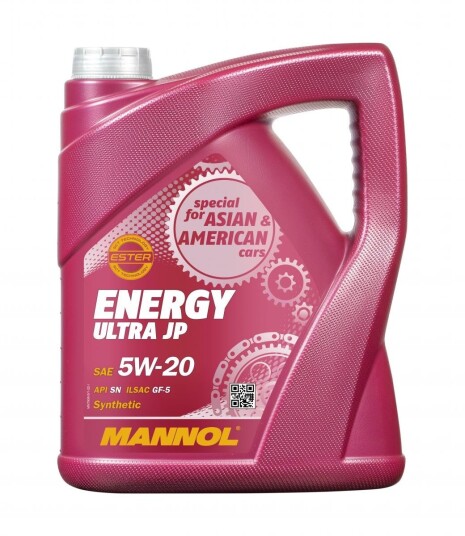 Motorolje MANNOL ENERGY ULTRA JP 5W20 5L