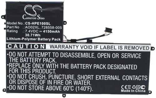 Batteri til HP ElitePad 1000 etc Batteri til HP ElitePad 1000 etc