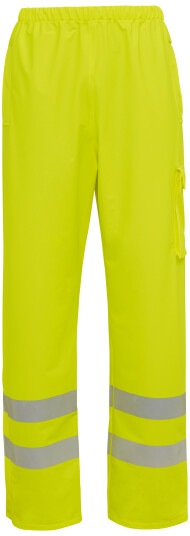 Elka Hi Vis Regnbukse med Lomme 022401r Gul Str. 3XL