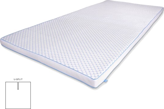 Kjølende U splittet topmadras 160x200 cm 5 cm høy 5 soner Memoryskum topmadras SLEEP TECH by Borg Kjølende U splittet topmadras 160x200 cm 5 cm høy 5 soner Memoryskum topmadras SLEEP TECH by Borg