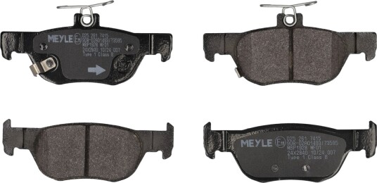Bremseklosser sett MEYLE 025 261 7415