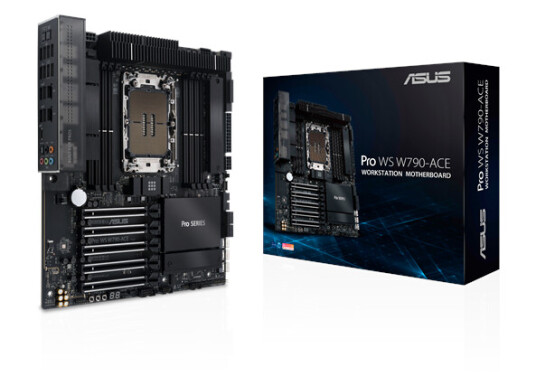 ASUS PRO WS W790-ACE Hovedkort med LGA 4677, DDR5 RAM og 10G Ethernet ASUS PRO WS W790-ACE Hovedkort med LGA 4677, DDR5 RAM og 10G Ethernet