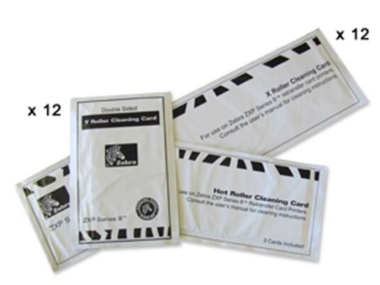 ZEBRA ZXP SERIES 8 CLEANING CARD KIT ZEBRA ZXP SERIES 8 CLEANING CARD KIT