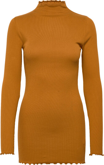 Organic Basics | Core Rib Mock Neck Long Sleeve Dress | XS
