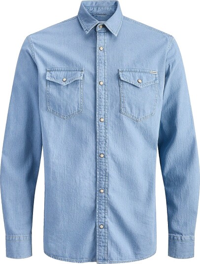 Jack & Jones Denimskjorte jjeSheridan Shirt Blå