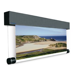 DA-LITE Arena Electrol 900x600cm Matte White No black borders
