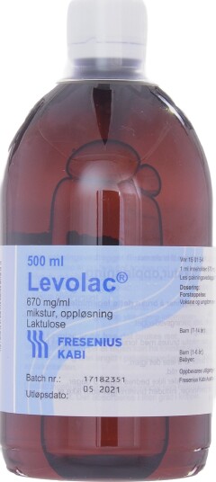 Levolac 670mg/ml mikstur 500 ml