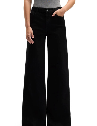 7 For All Mankind Lotta Soho Night   Black   25 x 34