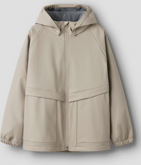 Name It Dry10 Rain Jacket Fleece Fo Beige 128