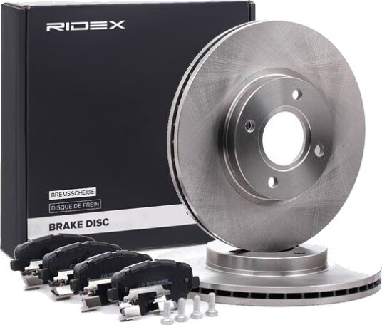 Bremseskiver og -klosser RIDEX 3405B1003
