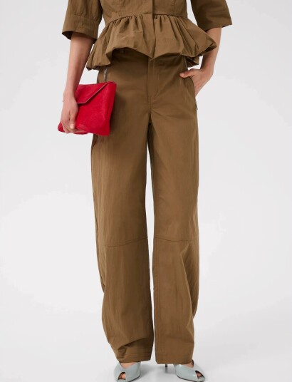 Gestuz Gzzandaya Hw Pants Brown 36 Gestuz Gzzandaya Hw Pants Brown 36
