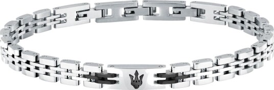 Maserati Iconic Armbånd Rustfritt Stål JM424AVD66 Herre Stainless Steel Maserati Iconic Armbånd Rustfritt Stål JM424AVD66 Herre Stainless Steel