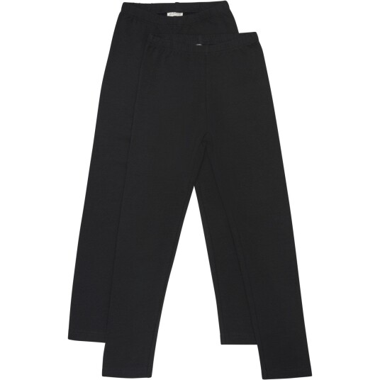 Minymo Anthracite Sweat Leggings AOP 2-pakning 116