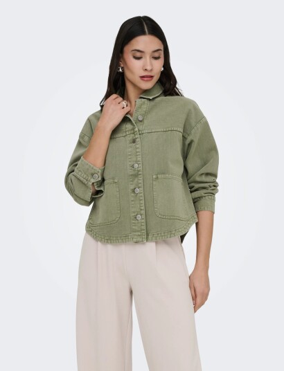 JDY Jdynoma L/S Shacket Wvn Noos Khaki green XXL JDY Jdynoma L/S Shacket Wvn Noos Khaki green XXL
