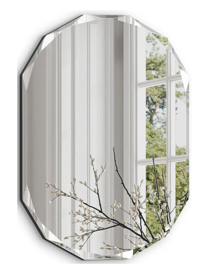 Incado Diamond Mirror - Black - 60X90CM Incado Diamond Mirror - Black - 60X90CM