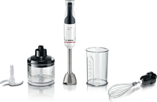 Bosch MSM4W422 ErgoMaster Stavmikser 800W Hvit med Tilbehør Bosch MSM4W422 ErgoMaster Stavmikser 800W Hvit med Tilbehør