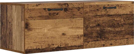 vidaXL Veggskap Gammelt tre 100 x 36,5 x 35 cm Konstruert tre vidaXL Veggskap Gammelt tre 100 x 36,5 x 35 cm Konstruert tre