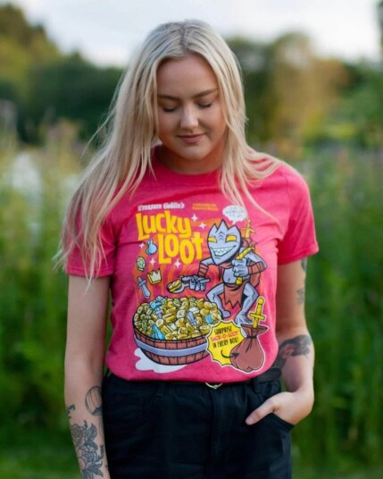 Diablo T-skjorte Lucky Loot - M - Voksen - 100% bomull