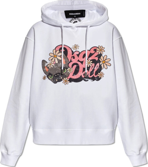 Dsquared2 Dame Gensere & Hettegensere Hvit L, Dsquared2 Dame Gensere & Hettegensere Hvit L,