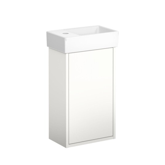 Gustavsberg Artic Small møbelpakke, 36x22 cm, hvit